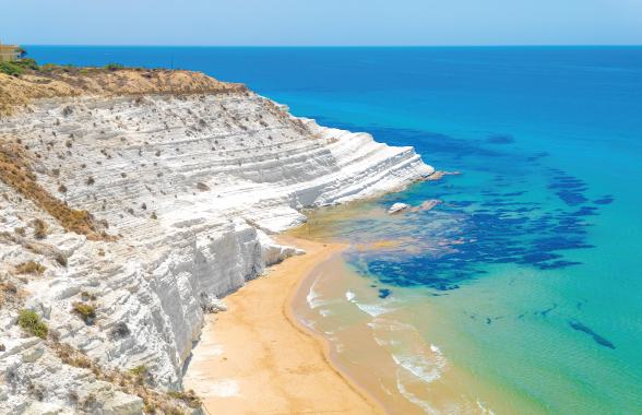 Vista della Scala dei Turchi